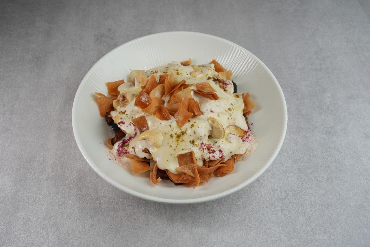 فتة باذنجان