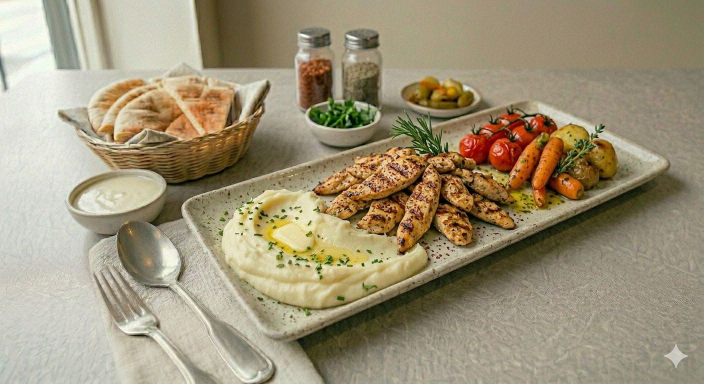 شرائح الدجاج المشوية